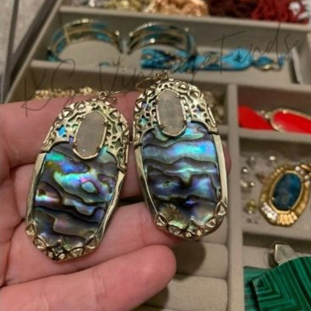 Rare Kendra Scott Deva Earrings - image 1